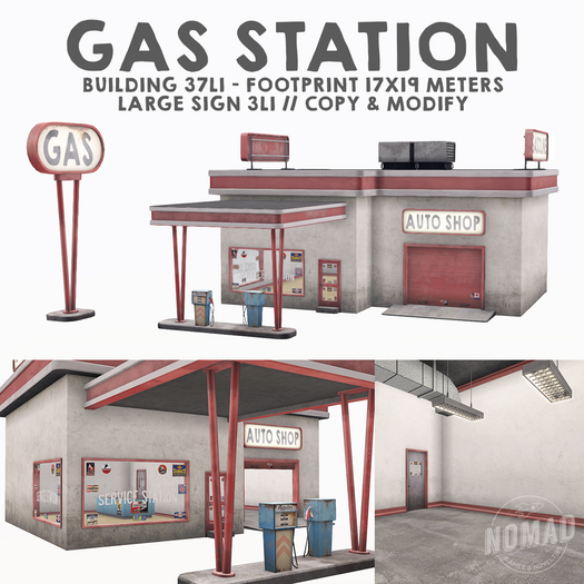NOMAD // GAS STATION // RED