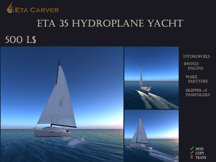 ETA 35 Hydroplane Yacht