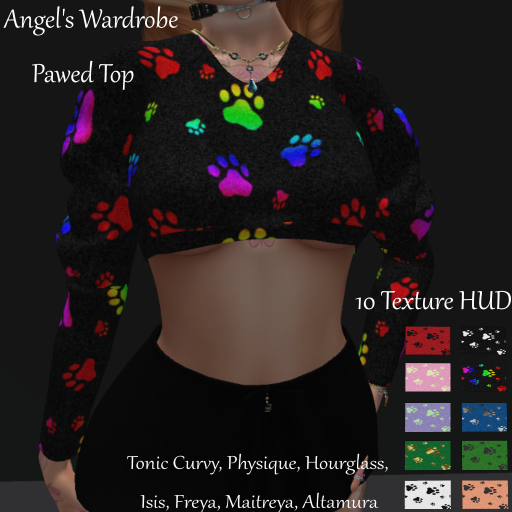 Angel's Wardrobe Pawed Top