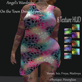 Angel's Wardrobe On the Town Dress Leaves