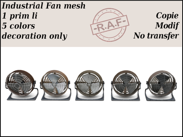 Industrial Fan -RAF-