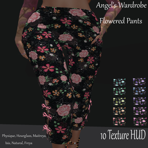 Angel's Wardrobe Flowered Pants