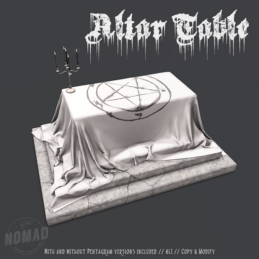 NOMAD // ALTAR TABLE // WHITE