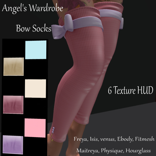 Angel's Wardrobe Bow Socks