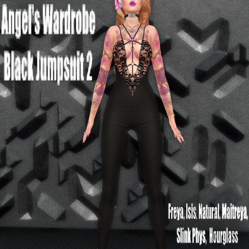 Angel's Wardrobe Black Jumpsuit-v 2