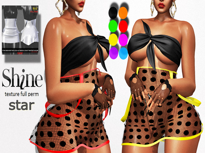 AJ   [SHINE FULL PERM] SKIRT STAR  _TEXTURE FULL PERM