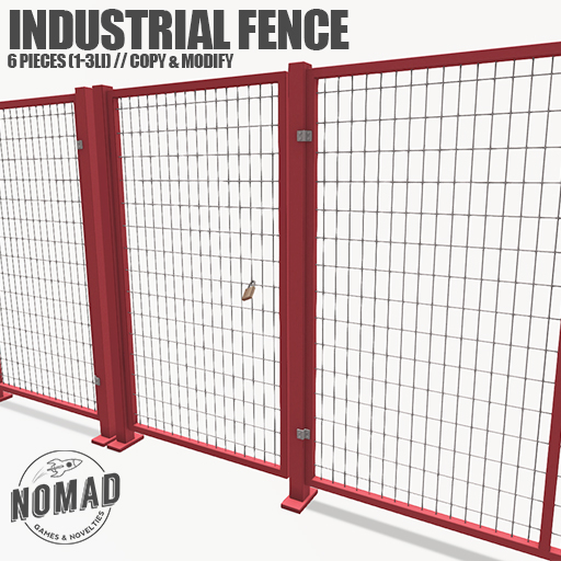 NOMAD // INDUSTRIAL FENCE // RED