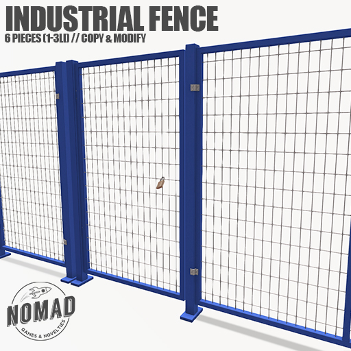 NOMAD // INDUSTRIAL FENCE // BLUE