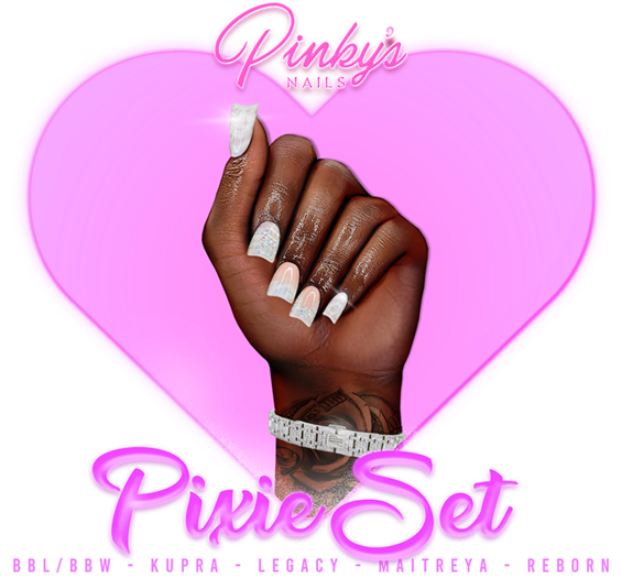 !! Pinky's Nails !! Pixie Set ' Shorties