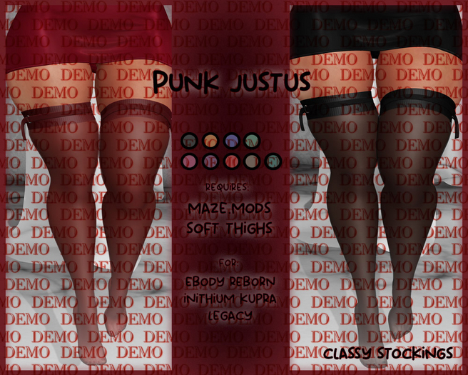 DEMO Classy Stockings by Punk JUSTUS by Punk JUSTUS