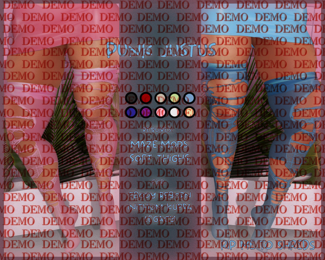 DEMO Rip Me To Shreds (Stockings) by Punk JUSTUS