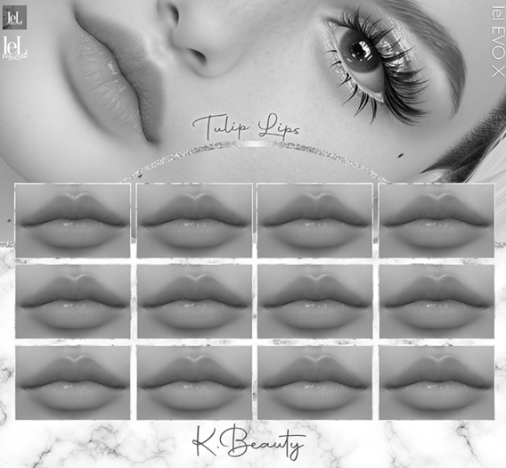 K.BEAUTY - DEMO TULIP LIPS - LELUTKA EVO - EVO X