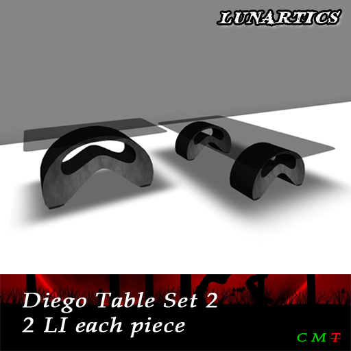 Lunartics - diego table set 2