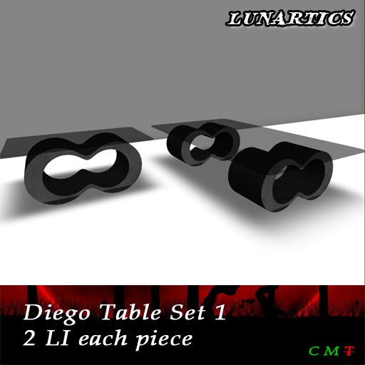 Lunartics - diego table set 1