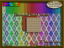 Diamond Ikat Combo Seamless Texture Set