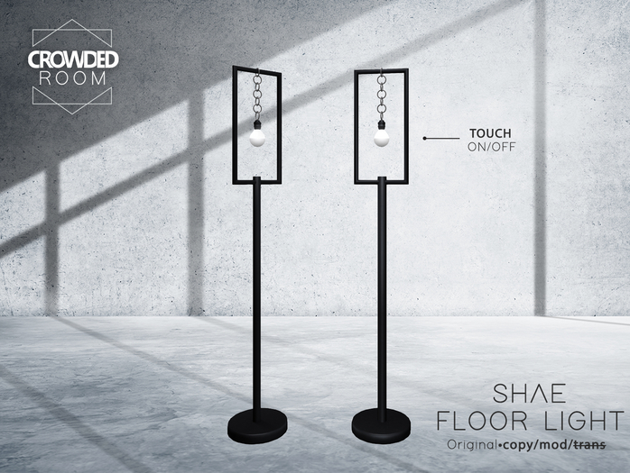 Crowded Room - Shae Floor Light 