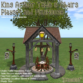 The King Arthur Camelot Zooby Animesh Baby Scripted Table & Chairs Playset and Playhouse (Boxed)
