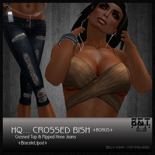 :.<B&T>.: Crossed Bish -brown- ... [+BONUS 4U+] bag