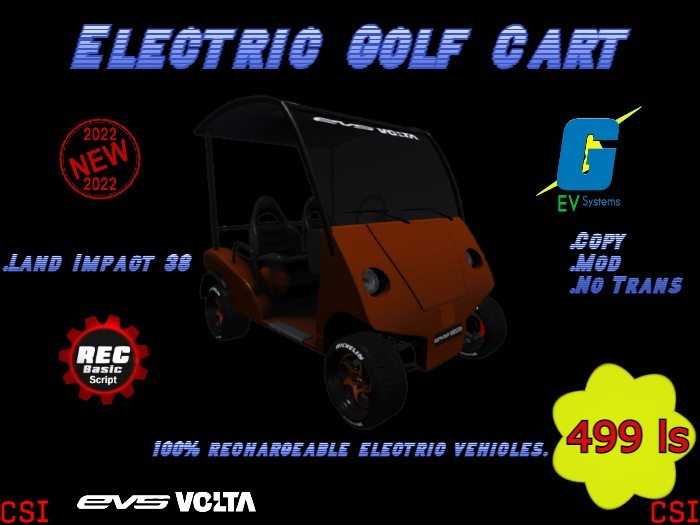 Electric Golf Cart (box)