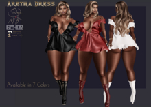 [NTC] Aretha Dress Red Maitreya