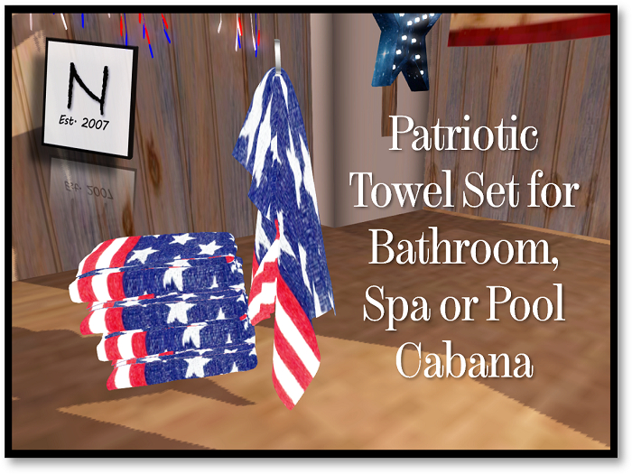 Patriotic Towel Cloth Set