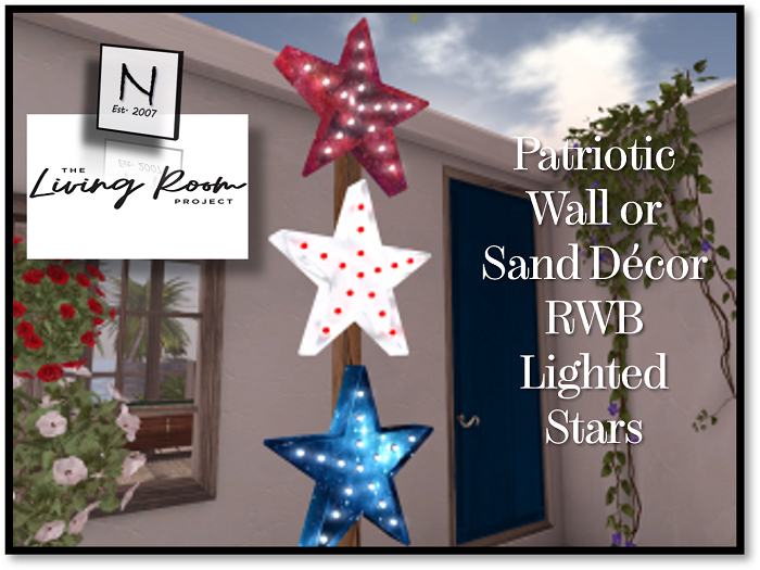 Patriotic STAR Wall Decor - RWB