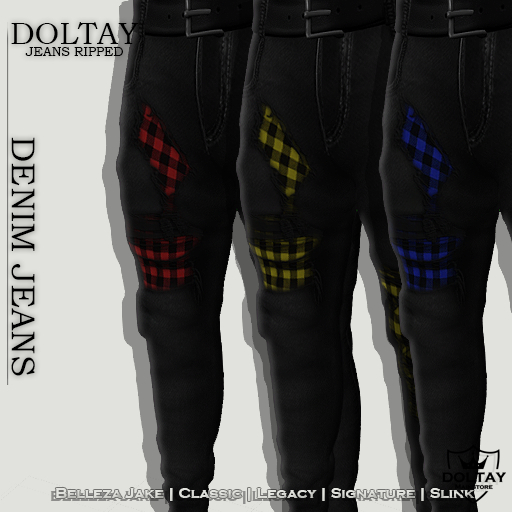 DY: Denim Jeans Ripped Blue