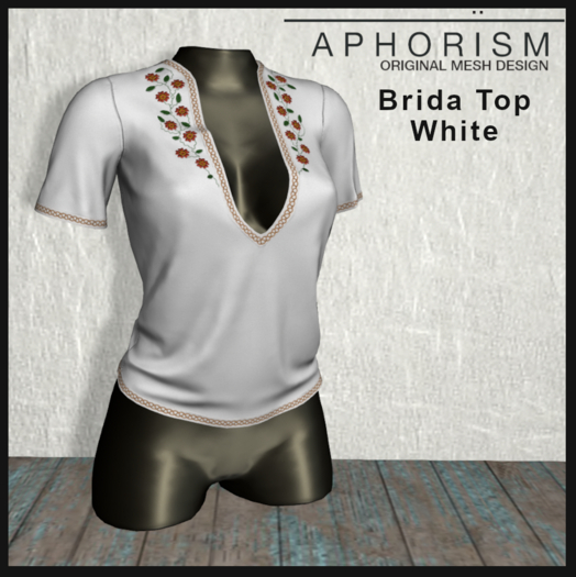!APHORISM! Brida Top White