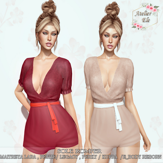 {AE}  SOLE ROMPER 30 COLORS