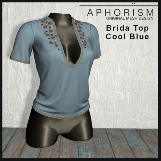 !APHORISM! Brida Top Cool Blue