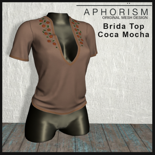 !APHORISM! Brida Top Coca Mocha