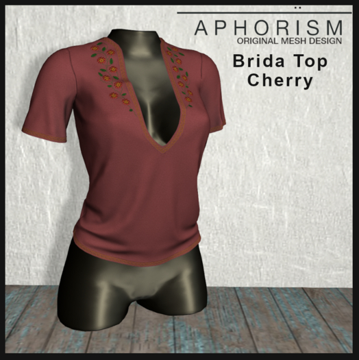 !APHORISM! Brida Top Cherry
