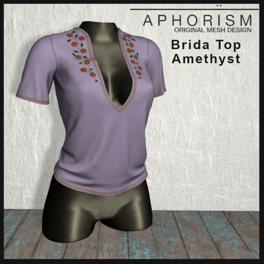 !APHORISM! Brida Top Amethyst