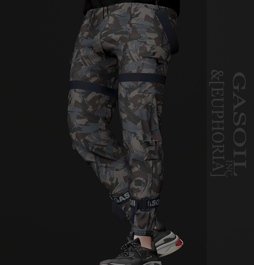 [GL - inc.] - [EUPHORIA] - Nico Cargo Pants CAMU 02