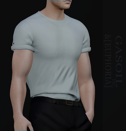 [GL - inc.] - [EUPHORIA] - Johnny T-shirt Legacy Blue 2