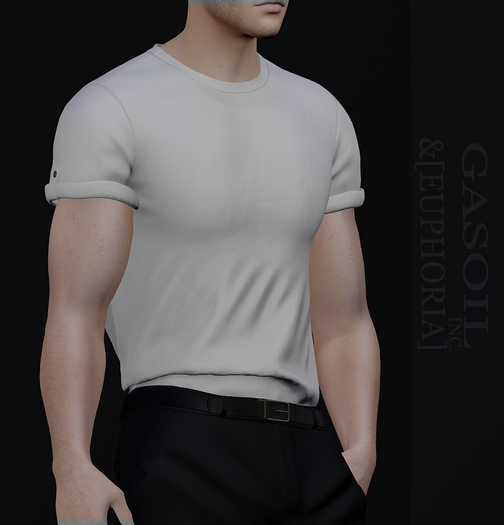 [GL - inc.] - [EUPHORIA] - Johnny T-shirt Legacy White