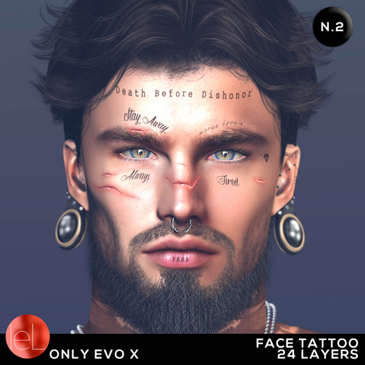 promo 50% OFF - MS - FACE TATTOO N.2