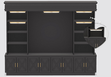 Dahlia - Raine - Wall Unit - entertainment wall - Charcoal 