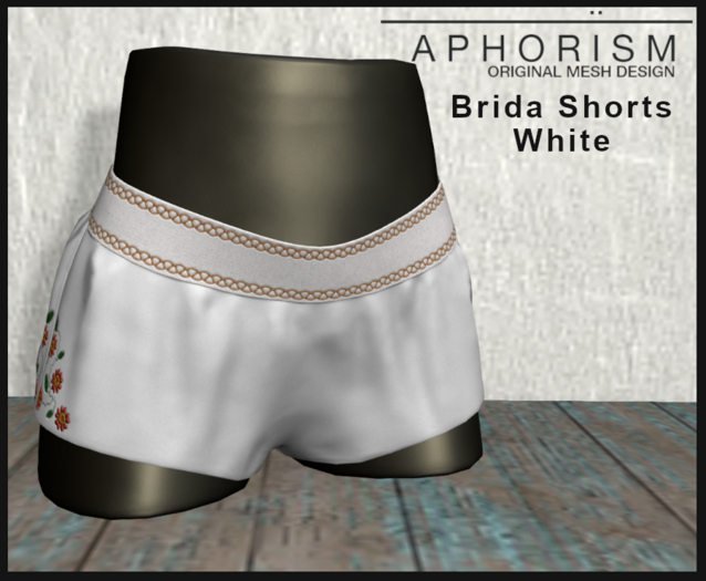 !APHORISM! Brida Shorts White