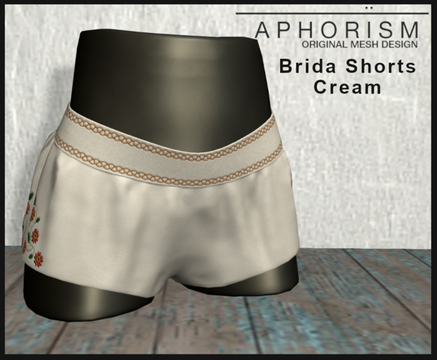 !APHORISM! Brida Shorts Cream