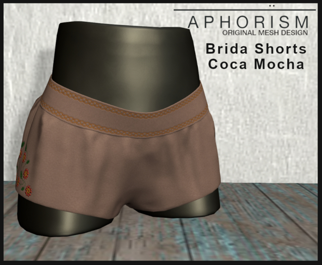 !APHORISM! Brida Shorts Coca Mocha