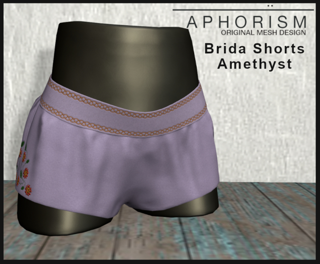 !APHORISM! Brida Shorts Amethyst