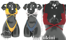 deluge . kei bikini top - RED [bxd]