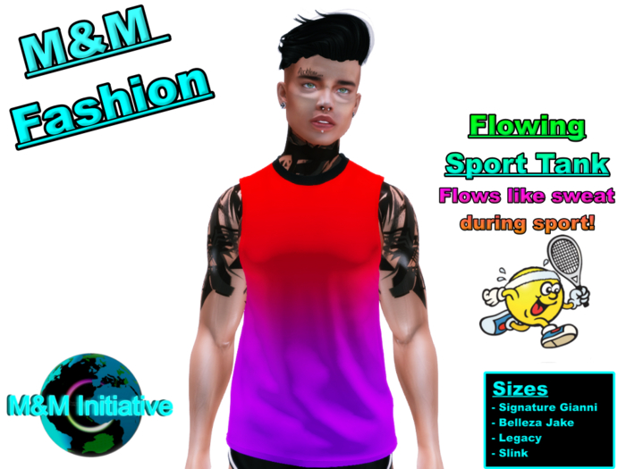M&M Fashion - Flowing Sport Tank - R-P