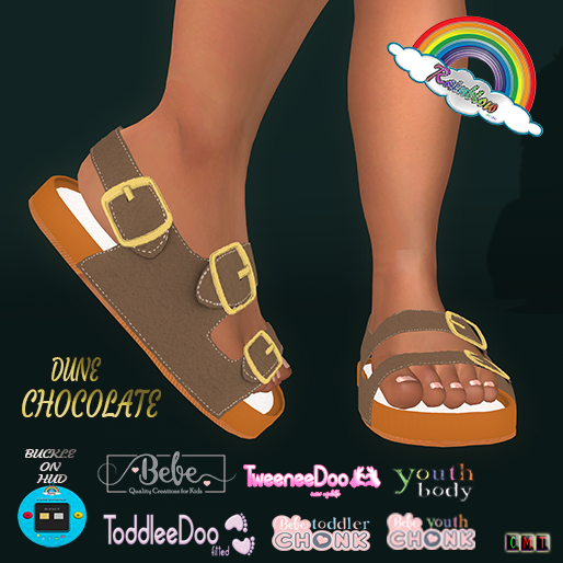 ((RBS)) DUNE - CHOCOLATE Sandals  