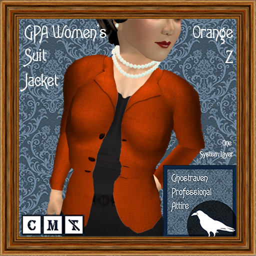 GPA Women's Suit Jacket BOM - Orange Z