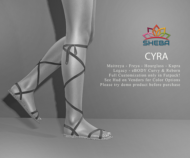 [Sheba] Cyra Sandals Fatpack demo