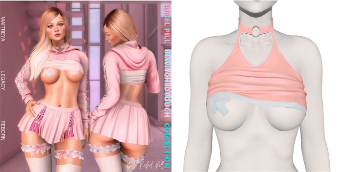 Rebelpill - BewitchedTouch Collection Top Peach