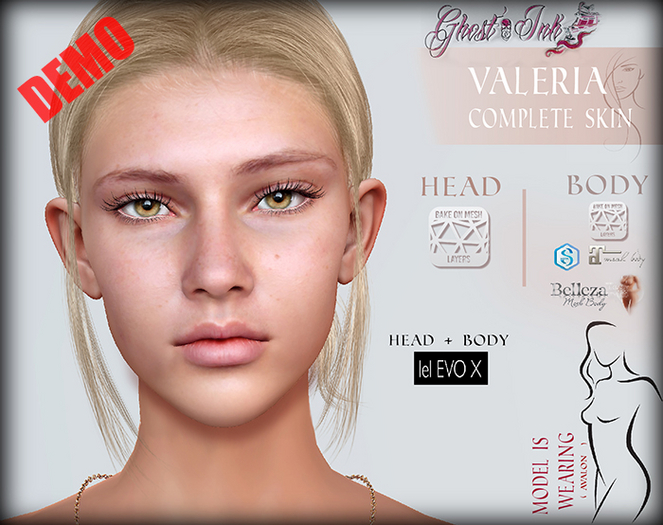 (Ghost' Ink) VALERIA SKIN DEMO
