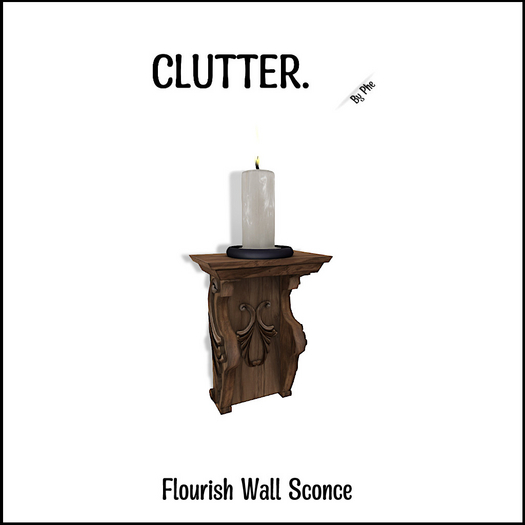 Clutter. - Flourish Wall Sconce 